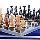 Chess made of stone 'Grazia' dark Marble and Onyx 30. Chess. H-Present more, than a gift!. Online shopping on My Livemaster.  Фото №2