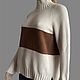 Свитер из кашемира и мериноса. Свитеры. Cashmere & Wool / Машинное вязание. Интернет-магазин Ярмарка Мастеров.  Фото №2