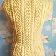 vests: Vest 'Amazing braids' in yellow. Vests. Galina-Malina (galina-malina). Online shopping on My Livemaster.  Фото №2