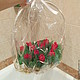 Basket with roses, Bouquets, Moscow,  Фото №1