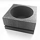Square shape graphite bowl for open fire 75 mm, Tools, St. Petersburg,  Фото №1