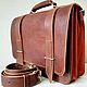 Классический портфель "Business style". Портфель. ALEX FLAIR • leather goods. Интернет-магазин Ярмарка Мастеров.  Фото №2