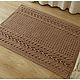 Order  Royal carpet crocheted carpet on the floor. knitted handmade rugs (kovrik-makrame). Livemaster. . Carpets Фото №3
