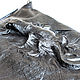 Заказать Мужская 3D сумка "Чёрная ящерица" из натуральной кожи. NEW&W. Ярмарка Мастеров. . Мужская сумка Фото №3