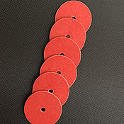 Набор: диски из фибры 10 мм 10 шт+Т-шплинты 1,6х20 5 шт