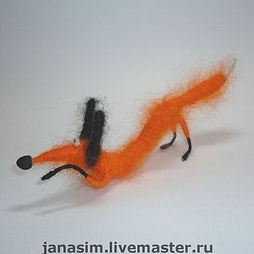 Куклы и игрушки ручной работы. Ярмарка Мастеров - ручная работа Лиса. Handmade.