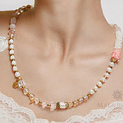 The chain is Elegant with a moonstone pendant