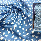 Материалы для творчества handmade. Livemaster - original item Fabric: LIGHTWEIGHT JEANS DIAGONAL STRETCH - ITALY. Handmade.