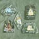 Souvenir from a stone Magnet with painting Norilsk series of Temples Russia. Magnets. Souvenirs from a stone (yashmamagnit). My Livemaster. Фото №5