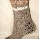 Warm socks art. # №44 out of dog hair . Socks. Livedogsnitka (MasterPr). My Livemaster. Фото №5