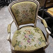 Винтаж: Винтажный трон-кресло из массива