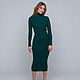 Emerald Dress. Dresses. SHAPAR - knitting clothes. Online shopping on My Livemaster.  Фото №2