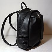 Сумки и аксессуары handmade. Livemaster - original item Backpack leather round 22. Handmade.