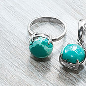 Украшения handmade. Livemaster - original item Turquoise (ring) (1089). Handmade.