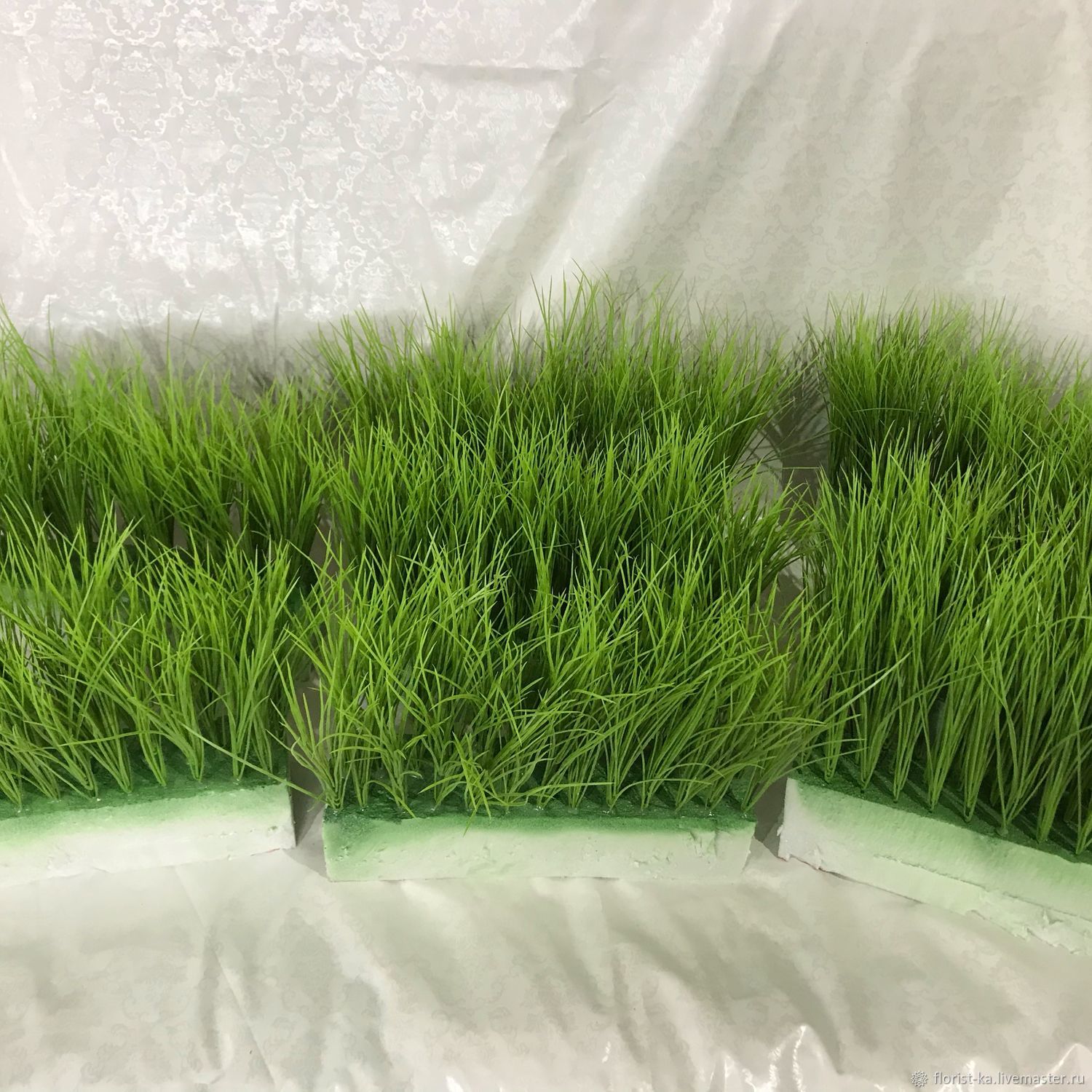 силиконовая трава для интерьера