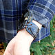 The Celtic Knot leather bracelet is absolutely black. Hard bracelet. schwanzchen. My Livemaster. Фото №6