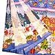 Скатерть Веселый праздник  джинсово-синий. Скатерти. «Кухонный текстиль и прочее». Ярмарка Мастеров.  Фото №6