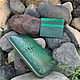 Order Green Python leather Wallet. exotiqpython. Livemaster. . Wallets Фото №3