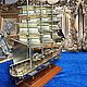 Винтаж: Парусник.Англия.Cutty Sark.Латунь. Статуэтки винтажные. Decor-vintage-brass. Ярмарка Мастеров.  Фото №7