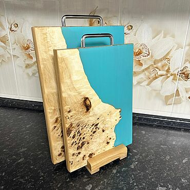 Посуда ручной работы. Ярмарка Мастеров - ручная работа Набор досок « Тиффани». Handmade.