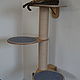 Post-scratching post with shelves 'Katie-3'. Scratching Post. VIMBESK. Online shopping on My Livemaster.  Фото №2