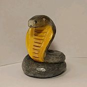 Подарки к праздникам handmade. Livemaster - original item Wooden Toy Souvenir Snake Cobra Wood Carving.. Handmade.