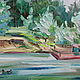 Oil painting the Bank of the don river. Pictures. Dubinina Ksenya. My Livemaster. Фото №5