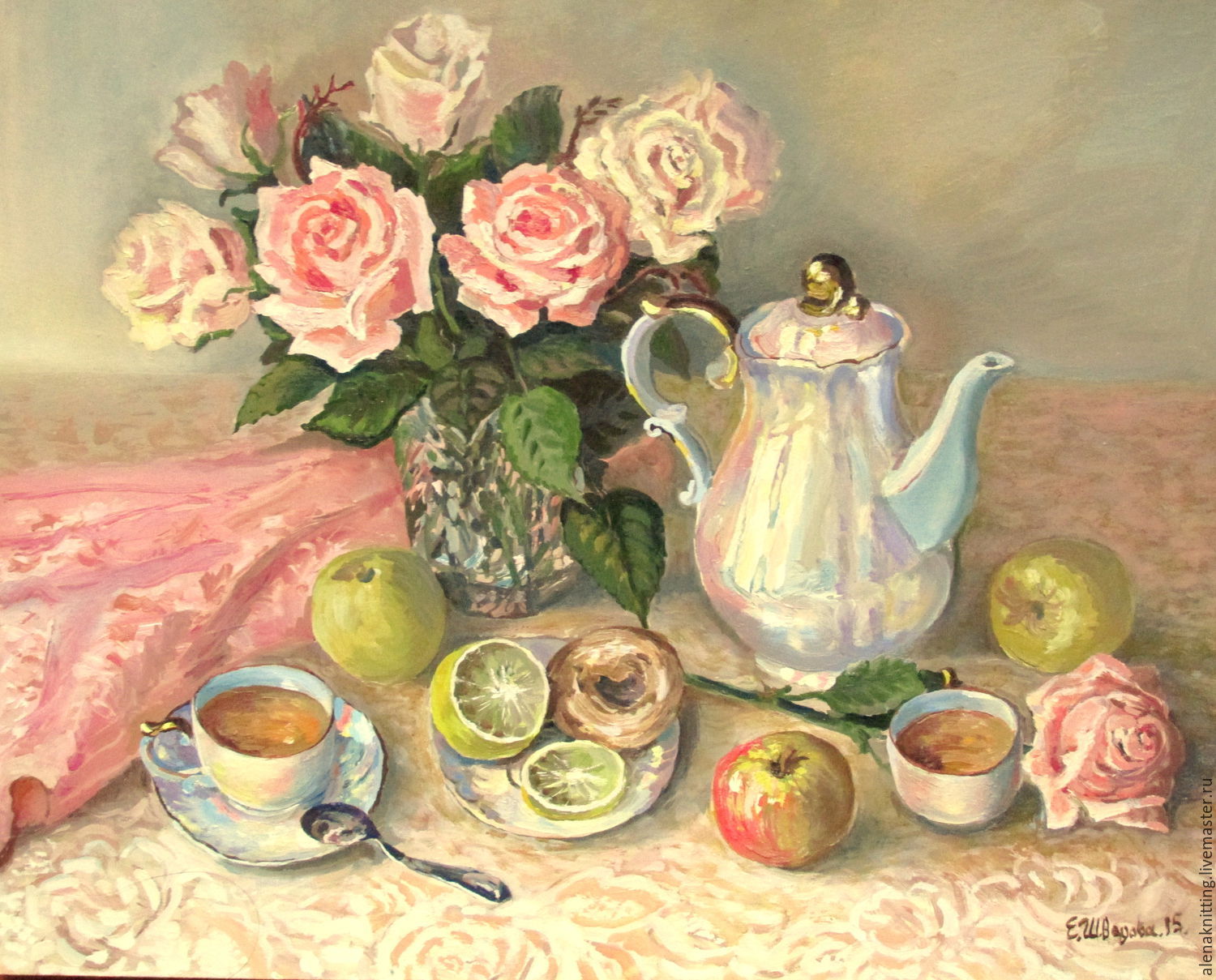 Чайный натюрморт в живописи