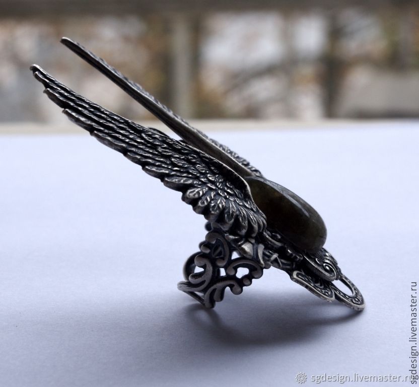 Ring 'Angel' Labradorite For Victoria, Rings, Yalta,  Фото №1