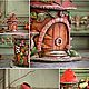 Банка для кофе или чая: Домик в терракотовых тонах. Домики. Glorious_Bottles декоративная посуда (anna-maslova). Ярмарка Мастеров.  Фото №6