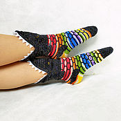 Аксессуары handmade. Livemaster - original item Socks Dragons Toothy Socks Symbol 2024. Handmade.