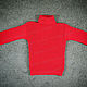 Sweater knitted red (№645). Mens sweaters. Rogopuh. Online shopping on My Livemaster.  Фото №2