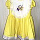 Dress: linen dress for girls 'Easter». Childrens Dress. viax. Online shopping on My Livemaster.  Фото №2