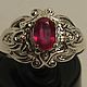 Natural ruby & ring silver 925 size 17. Rings. Gemboutique. Online shopping on My Livemaster.  Фото №2