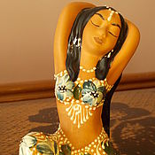 Винтаж handmade. Livemaster - original item Vintage Souvenirs: Uzbek porcelain figurine. Handmade.