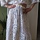  Костюм в стиле бохо,оверсайз,связан крючком. Костюмы. gvozdikadress. Интернет-магазин Ярмарка Мастеров.  Фото №2