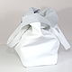 Order Shopper bag made of leather white Bag String bag large Package T shirt Bag leather. BagsByKaterinaKlestova (kklestova). Livemaster. . Sacks Фото №3