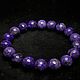 The bracelet is made of natural Japanese Sugilite. Bead bracelet. oko-siriusa. Online shopping on My Livemaster.  Фото №2