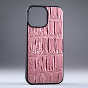 Сумки и аксессуары handmade. Livemaster - original item Case for any iPhone model made of crocodile skin IMA8002P. Handmade.