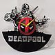 Часы из виниловый пластинки "DEAD POOL". Часы из виниловых пластинок. Alexandr Popelnyuk (magiapodarka). Интернет-магазин Ярмарка Мастеров.  Фото №2