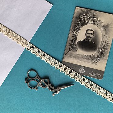 Материалы для творчества ручной работы. Ярмарка Мастеров - ручная работа Кружево хлопок, под винтаж, ширина 2 см. Артикул 1353.. Handmade.
