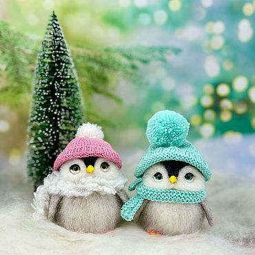 Куклы и игрушки ручной работы. Ярмарка Мастеров - ручная работа Пингвины. Handmade.