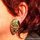 Mysterious Large Clips 'Triumph' 1970. Vintage earrings. Antik Boutique Love. Online shopping on My Livemaster.  Фото №2