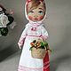 Текстильная кукла в русском  народном  стиле, Интерьерная кукла, Омск,  Фото №1