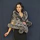 Shawl 'Dreams of happiness' with fox fur, Shawls1, Moscow,  Фото №1