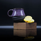 Гончарный керамический чайник "Алый коралл"