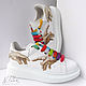 Painting on shoes. Michelangelo Sneakers', Sneakers, Moscow,  Фото №1
