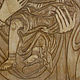  Богородица Сердечная (Кардиотисса) - резная икона из дерева. Иконы. Икона на рези (Светлана). Интернет-магазин Ярмарка Мастеров.  Фото №2
