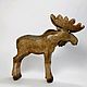 Wooden souvenir toy Moose. Miniature figurines. Shop Oleg Savelyev Sculpture (Tallista-1). My Livemaster. Фото №6