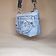 Джинсовая кросс-боди. Сумка через плечо. Jeans bags by Anna. Ярмарка Мастеров.  Фото №6